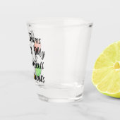 私のピックボールの対戦相手の涙素晴らし ショットグラス (右)