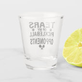 私のピックボールの涙おもしろいのミニマルボール ショットグラス (裏面)