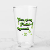 私のピックボールの涙の対戦相手の涙おもしろい滴 タンブラーグラス (正面)