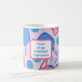 私のピックボールの涙の対戦相手ピックボールピンク コーヒーマグカップ (中央)
