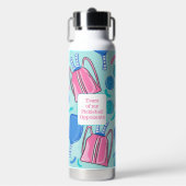 私のピックボールの涙の対戦相手ピックボールブルー ウォーターボトル (正面)