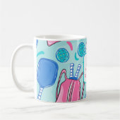 私のピックボールの涙の対戦相手ピックボールブルー コーヒーマグカップ (左)