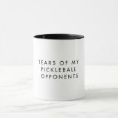 私のピックボール対戦相手の涙おもしろマグカップギフト マグカップ (中央)