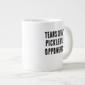 私のピックボール対戦相手スポーツのパンボラ涙 ジャンボコーヒーマグカップ (正面右)