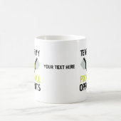私のピックルボール対戦相手の涙の笑える瞬間 コーヒーマグカップ (中央)