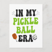 私のピックルボール時代の面白いグルービースポーツギフト ポストカード (正面)