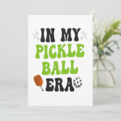 私のピックルボール時代の面白いグルービースポーツギフト 招待状 (スタンド正面)