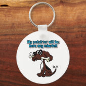 私のピッターがすぐここにいる！ キーホルダー (正面)