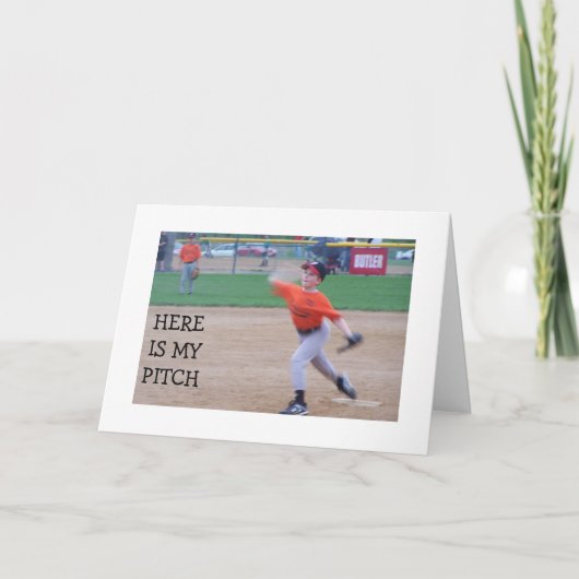 私のピッチUはいけな見せてくれて嬉しい! シーズンカード (正面)