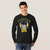 私のピットブルは私の幸せ Tシャツ (正面フル)