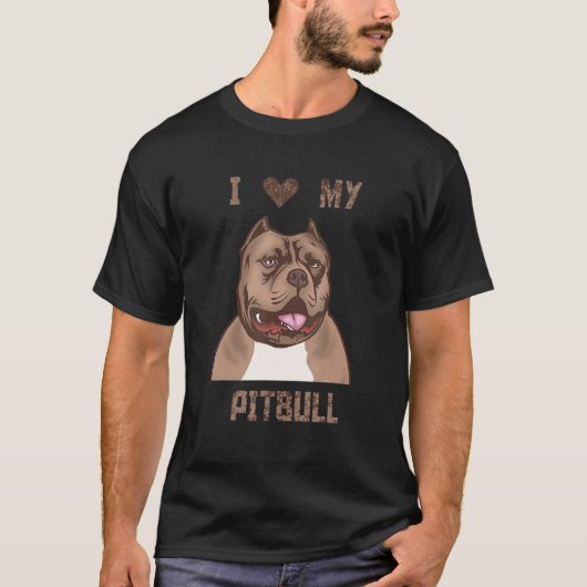 私のピットブル Tシャツ (正面)