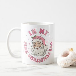 私のピンクのクリスマス時代のマグカップで コーヒーマグカップ