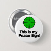 私のピースサイン! 缶バッジ (正面&裏面)