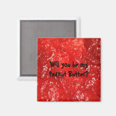 私のピーナッツバターになってくれない? マグネット (正面/裏面)