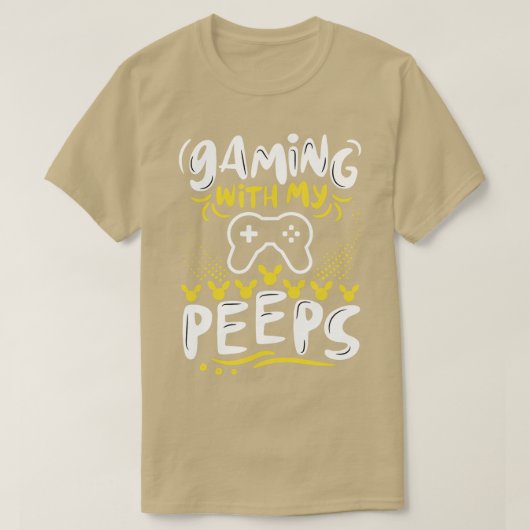 私のピープスでゲーム Tシャツ (デザイン正面)