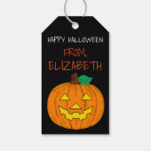 私のピープスのためのハロウィーンの他のトリート ギフトタグ (裏面)