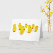 私のピープス写真とチックのマグネットチリンおもしろいグ カード (黄色い花)