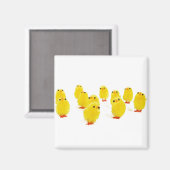 私のピープス写真とチックのマグネットチリンおもしろいグ マグネット (正面/裏面)