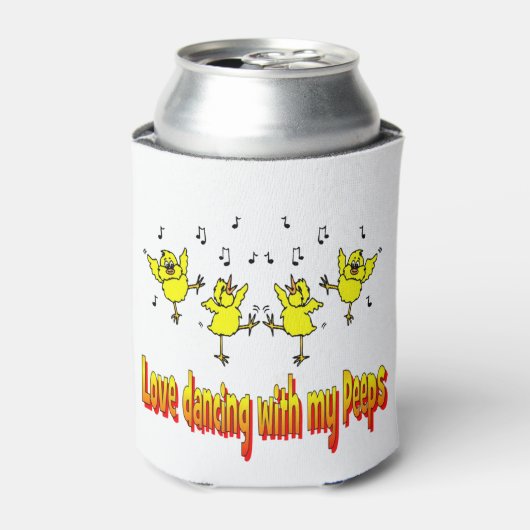 私のピープドリンクホルダーとの踊りを愛する 缶クーラー (缶正面)
