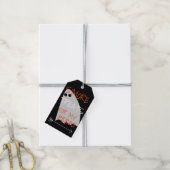 私のピープハロウィーンのためのSのより多くのトリート ギフトタグ (より糸付き)