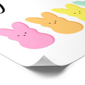 私のピープパステルイースターアートとチリン ポスター (角)