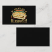 私のフお気に入りのルーツベーコンの卵とチーズの贈り物 名刺 (正面/裏面)