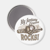 私のファンタジーチームのロック!マグネット マグネット (正面/裏面)