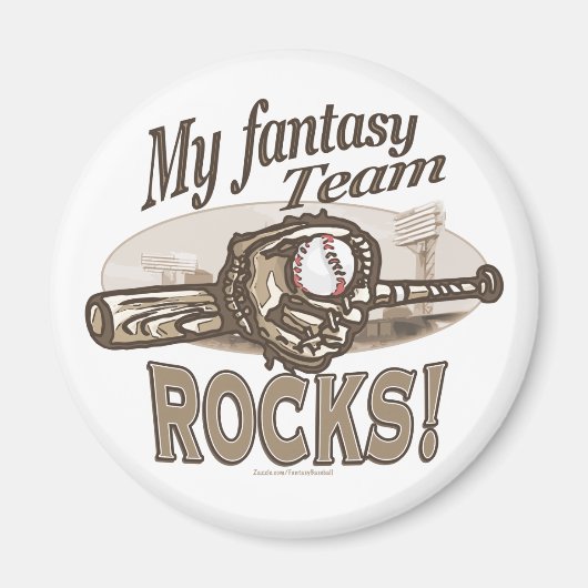 私のファンタジーチームのロック!マグネット マグネット (正面)