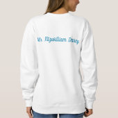 私のフィクション人間関係とのキャラクター スウェットシャツ (裏面)