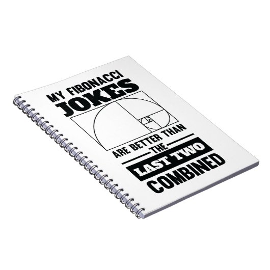 私のフィボナッチは数学おもしろいのスパイラルジョークをジョーク ノートブック (右側)