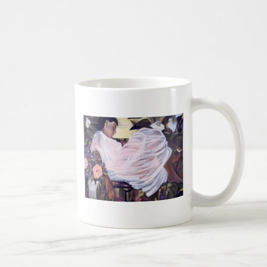 私のフィンチとの睡眠… コーヒーマグカップ (右)