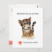 私のフィーリングは深いオセロプンカード ポストカード (正面/裏面)