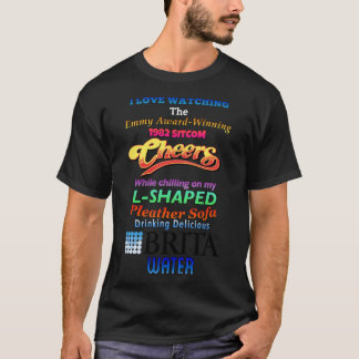 私のフェザーソファの女の子の家族からのシットコム Tシャツ