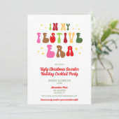 私のフェスティバルでAFエラスサッシクリスマス醜いセーター 招待状 (スタンド正面)