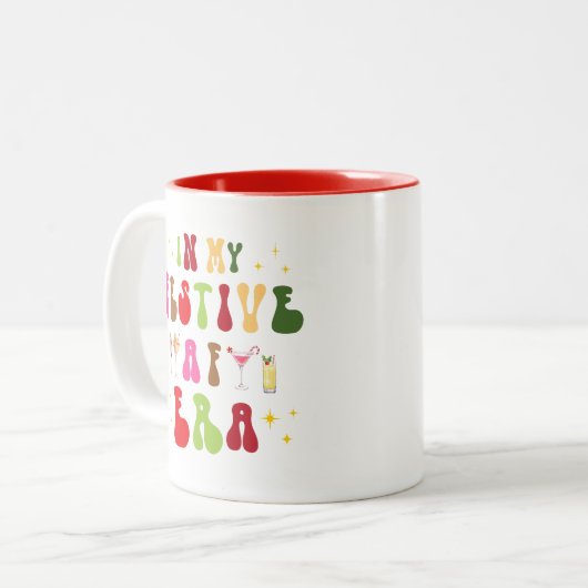 私のフェスティバルでAFエラスッシーのクリスマス ツートーンマグカップ (正面左)