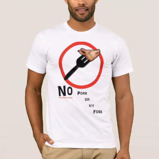 私のフォークのポーク無し Tシャツ