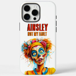 私のフォールトカラフルゾンビ女の子 iPhone 16 PRO MAXケース