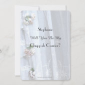 私のフッパーキャリアになってくれますか ヴィンテージ ランタン 結婚式 招待状 (正面)