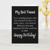 私のフライエン最高の**誕生日に対する驚くべき願い カード (黄色い花)