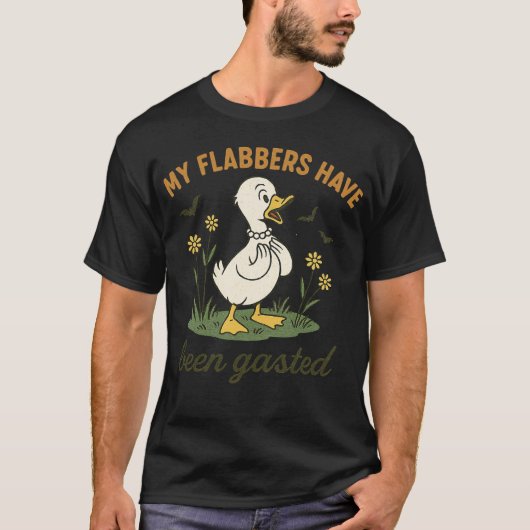 私のフラッバーはびっくり仰天 Tシャツ (正面)