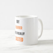 私のフラバーは正式にコーヒーマグをガス化されている コーヒーマグカップ (正面右)