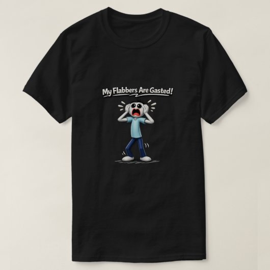私のフラバーズはびっくり仰天 (1) 男性用P Tシャツ (デザイン正面)