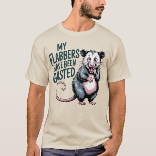 私のフラバーズはオポッサムに無駄にされた Tシャツ (正面)