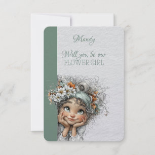 私のフラワーガールになってくれる？