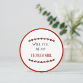 私のフラワーガールになってくれる？ 招待状 (スタンド正面)