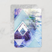 私のフラワーガールになって！ウォーターハゼの招待状 招待状 (正面/裏面)