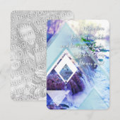 私のフラワーガールになって！ waterhazeの招待状 招待状 (正面/裏面)