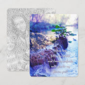 私のフラワーガールになって！ waterhaze 招待 招待状 (正面/裏面)