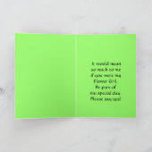私のフラワーガールになりなさい ワルワリ 招待状 (内部)