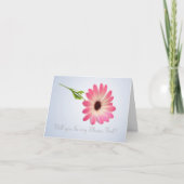 私のフラワーガールのカードを頼む。 招待状 (正面)